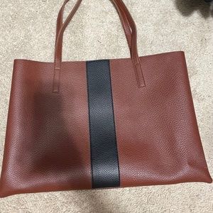 Leather tote